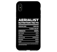 Custodia per iPhone XS Max Funny Aerialist Valori Nutrizionali Lira aerea, Sete, Hoop