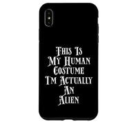 Custodia per iPhone XS Max Funny Alien Party Costume For Extraterrestrial UFO Aliens