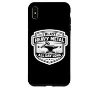 Custodia per iPhone XS Max Funny Blacksmith I Blast Heavy Metal All Day Metalsmith