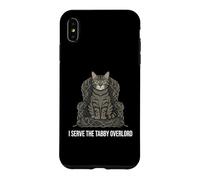 Custodia per iPhone XS Max Funny Cat Owner I Serve The Tabby Overlord
