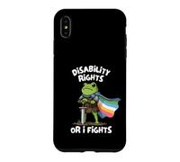 Custodia per iPhone XS Max Funny Fight Until Disability Rights Medieval Frog Meme
