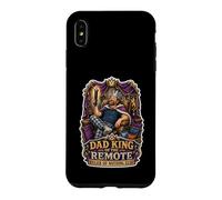 Custodia per iPhone XS Max Funny For Dad King Of The Remote Ruler Of Nient'altro