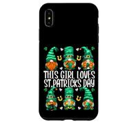 Custodia per iPhone XS Max Funny Gnomes For Women This Girl Loves St. Patricks Day