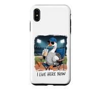Custodia per iPhone XS Max Funny Goose Baseball Stadium Spectator Vivo qui ora