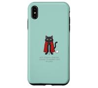 Custodia per iPhone XS Max Funny Knight Cat Not Today Fartin Cattitude M'Lord Dad Mom