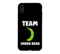 Custodia per iPhone XS Max Funny minimalist vegetable Simple team Green bean