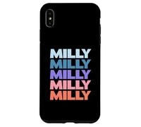 Custodia per iPhone XS Max Funny Modern Repeated Text Design Milly