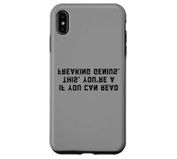 Custodia per iPhone XS Max Funny Optical Illusion Genius Design