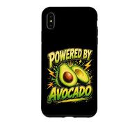 Custodia per iPhone XS Max Funny Powered By Avocado Saying Humor Joke Gag