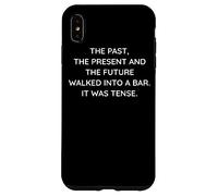 Custodia per iPhone XS Max Funny Pun Language Joke Grammar Geek, Linguist Humor