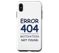 Custodia per iPhone XS Max Funny Quote Sarcasm Motivation Not Found Error 404