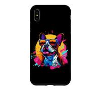 Custodia per iPhone XS Max Funny Retro Vintage Mens Womens 80s 90s Boston Terrier Lover