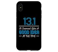 Custodia per iPhone XS Max Funny Running 13.1 Miles Half Marathon