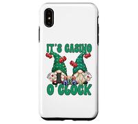 Custodia per iPhone XS Max Funny Saying Las Vegas Gnome Green Letters For Casino Night