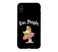 Custodia per iPhone XS Max Funny Womens Cottagecore Art Ew People Antisocial Frog Lover