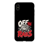 Custodia per iPhone XS Max Fuori dai binari divertente gioco di parole del treno