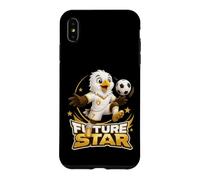 Custodia per iPhone XS Max Future Soccer Star Eagle Kicking Football Design