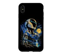 Custodia per iPhone XS Max Futuristico Robot Moonlit Montagna Wilderness Fantasy Art