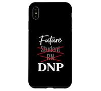 Custodia per iPhone XS Max Futuro studente RN DNP Infermieristica Dottorato Percorso Umorismo