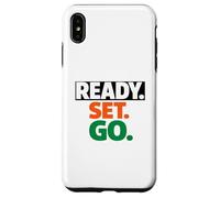 Custodia per iPhone XS Max Gara Ready Go Marathon Go Time Get Moving Sprinter 10k 5k