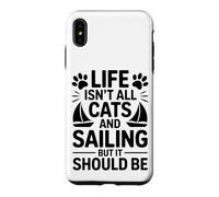 Custodia per iPhone XS Max Gatti E Vela Barca A Vela Divertente Vela