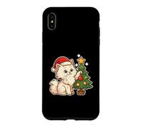 Custodia per iPhone XS Max Gatto Bianco Decora Albero