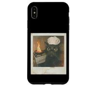 Custodia per iPhone XS Max Gatto Chef Caos Meme per Amanti dei Gatti & Cat Dad