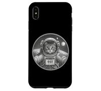 Custodia per iPhone XS Max Gatto nello spazio Astronauta AstroCat I Love Cats & Outer Space