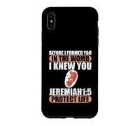Custodia per iPhone XS Max Geremia 1:5 Pro-Life Anti-aborto prima che ti formassi
