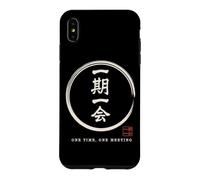 Custodia per iPhone XS Max Giapponese Detto Ichigo Ichie Tea Cerimonia Mindfulness Kanji