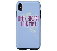 Custodia per iPhone XS Max Gilmore Girls Life'S Short. Talk Fast.