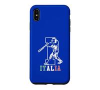 Custodia per iPhone XS Max giocatore baseball, con, audace, lettera, italiano, italiano,