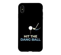 Custodia per iPhone XS Max Giocatore di golf divertente Hit The Dang Ball