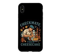 Custodia per iPhone XS Max Giocatore di scacchi del Ringraziamento - Scacco matto, poi Cheesecake