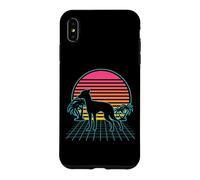 Custodia per iPhone XS Max Giocattolo inglese Terrier Cane Vintage 80s Vaporwave