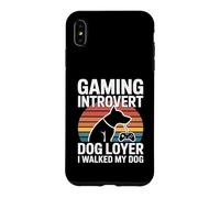 Custodia per iPhone XS Max Gioco introverso Dog Loyer Ho camminato il mio cane