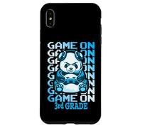 Custodia per iPhone XS Max Gioco sul terzo grado ritorno a scuola divertente Panda Bear Gamer