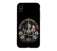Custodia per iPhone XS Max Giovanna d'Arco Niente è Impossibile Per Dio In Francese