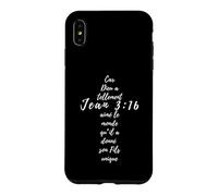 Custodia per iPhone XS Max Giovanni 3 16 Croce Cristiana Regali Religione Bibbia