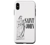 Custodia per iPhone XS Max Giovanni Apostolo Amato San Cattolico Vintage Art