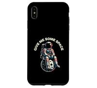 Custodia per iPhone XS Max Give Me Some Space Astronauta Seduto Sulla Luna Vintage Art