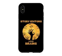 Custodia per iPhone XS Max Gli editori di storie amano il cervello divertente Editor di storie di