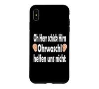 Custodia per iPhone XS Max Gli orecchini chick Hirn non ci aiutano