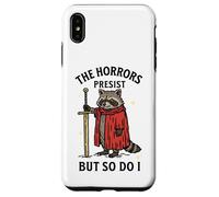 Custodia per iPhone XS Max Gli orrori persistono, ma anche io divertente procione dei tarocchi selvatici