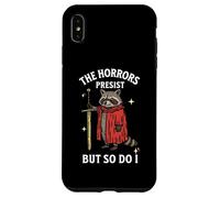 Custodia per iPhone XS Max Gli orrori persistono, ma anche io divertente procione dei tarocchi selvatici