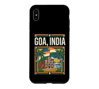 Custodia per iPhone XS Max Goa India Bandiera Spiaggia Basilica Grafica Viaggio