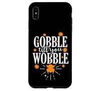 Custodia per iPhone XS Max Gobble till you Wobble USA America Holiday