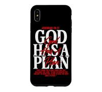 Custodia per iPhone XS Max God Has A Plan Christian Jeremiah 29:11 Culto religioso