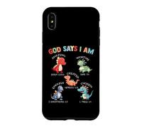 Custodia per iPhone XS Max God Says I Am Dinosaur Bible Verses