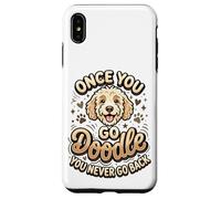 Custodia per iPhone XS Max Goldendoodle Mom Goldendoodle Dad Once You Go Doodle Proprietario